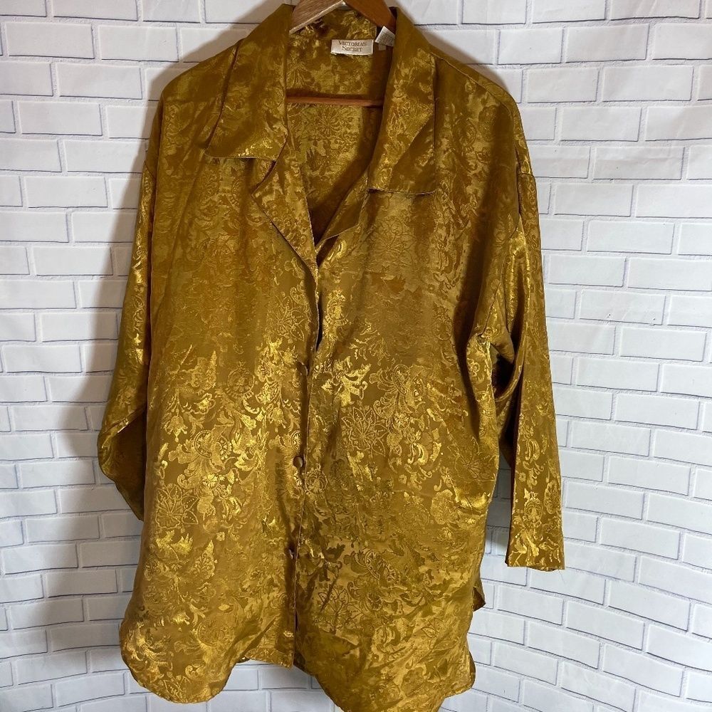 Victoria's Secret Gold Label Brocade Nightshirt